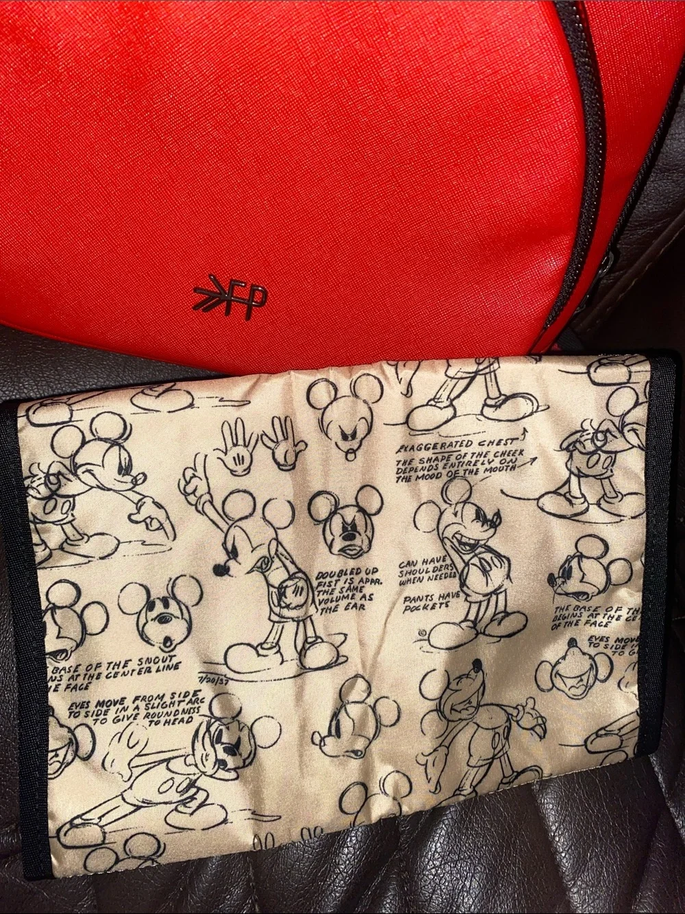 Freshly Picked Red Women's Backpack with Ear Detail